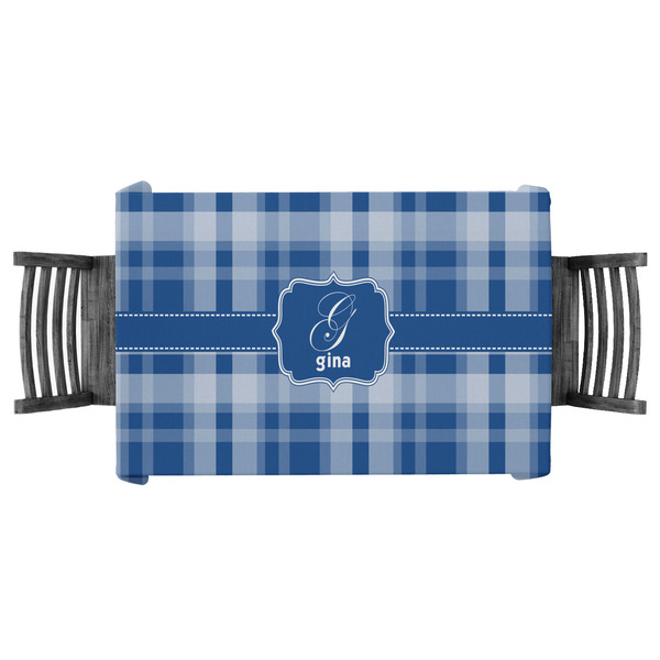 Custom Plaid Tablecloth - 58"x58" (Personalized)