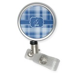 Plaid Retractable Badge Reel (Personalized)