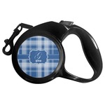 Plaid Retractable Dog Leash - Small (Personalized)