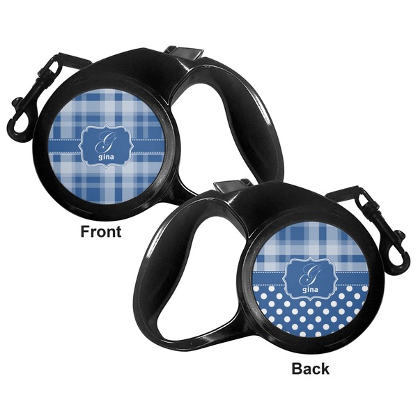 Plaid Retractable Dog Leash - Medium Large - Apvl