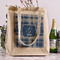 Plaid Reusable Cotton Grocery Bag - In Context