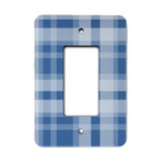 Plaid Rocker Style Light Switch Cover
