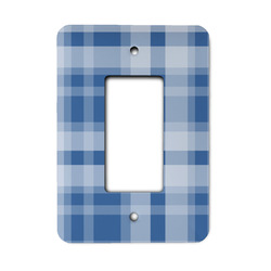 Plaid Rocker Style Light Switch Cover (Personalized)