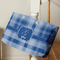 Plaid Large Rope Tote - Life Style