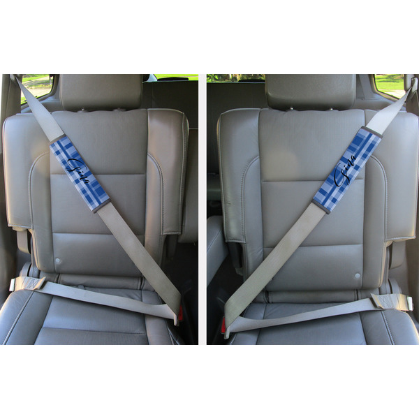Plaid Seat Belt Covers (Set of 2 - In the Car)