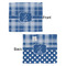 Plaid Security Blanket - Front & Back View