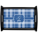 Plaid Wooden Tray (Personalized)