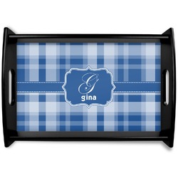 Plaid Wooden Trays (Personalized)