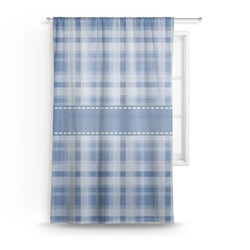 Plaid Sheer Curtain (Personalized)