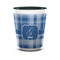 Plaid Shot Glass - Two Tone - FRONT