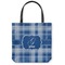 Plaid Canvas Tote Bag - Medium - 16"x16" (Personalized)