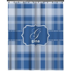 Plaid Extra Long Shower Curtain - 70"x84" (Personalized)