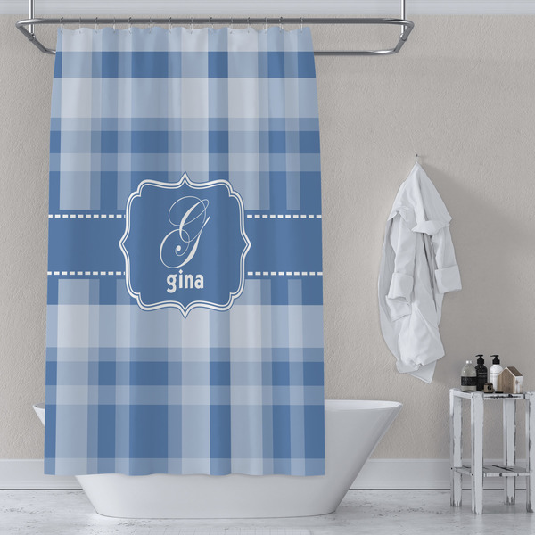 Plaid Shower Curtain Lifestyle