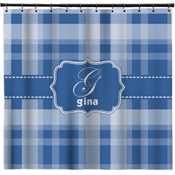 Plaid Shower Curtain - 71" x 74" (Personalized)