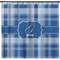 Plaid Shower Curtain - 71" x 74" (Personalized)