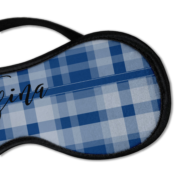 Plaid Sleeping Eye Mask - DETAIL Large