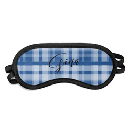 Plaid Sleeping Eye Mask - Small (Personalized)