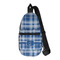 Plaid Sling Bag - Front View