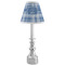 Plaid Small Chandelier Lamp - LIFESTYLE (on candle stick)