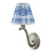 Plaid Small Chandelier Lamp - LIFESTYLE (on wall lamp)