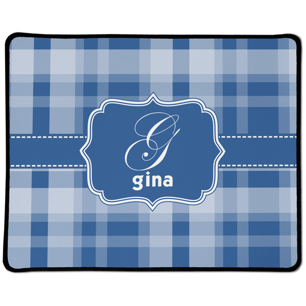 Custom Plaid Large Gaming Mouse Pad - 12.5" x 10" (Personalized)
