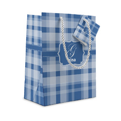 Plaid Small Gift Bag (Personalized)