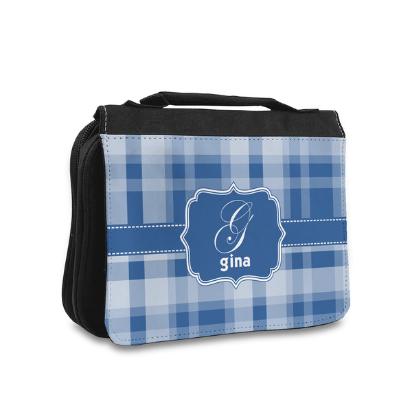 Custom Plaid Toiletry Bag - Small (Personalized)