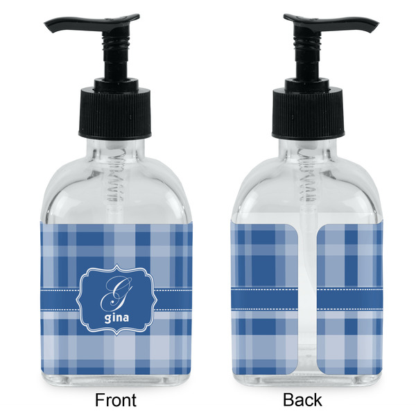 Plaid Glass Soap/Lotion Dispenser - Approval