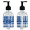 Plaid Glass Soap/Lotion Dispenser - Approval
