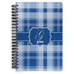 Plaid Spiral Notebook (Personalized)