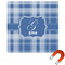 Plaid Square Car Magnet - 10" (Personalized)