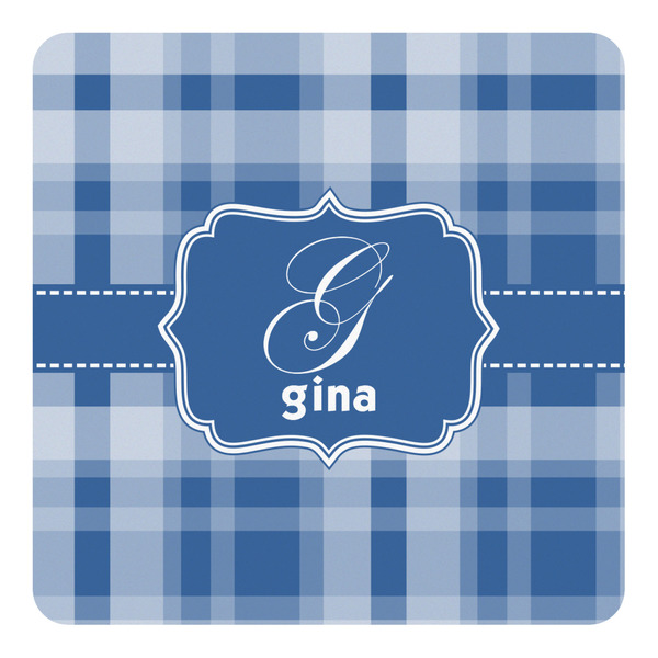 Custom Plaid Square Decal (Personalized)
