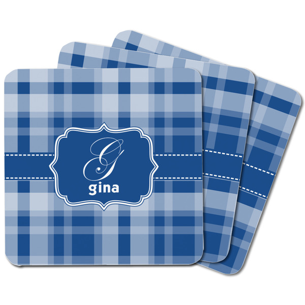 Plaid Square Fridge Magnet - MAIN