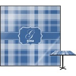 Plaid Square Table Top - 24" (Personalized)