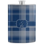 Plaid Stainless Steel Flask (Personalized)