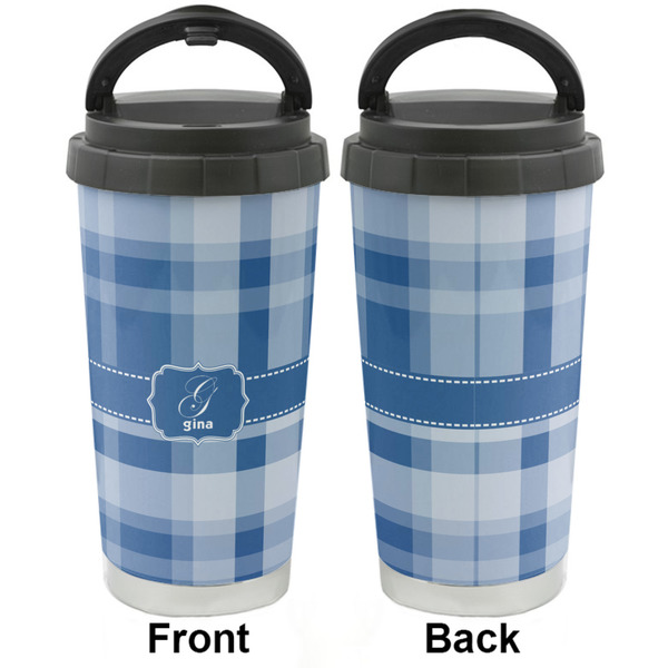 Plaid Stainless Steel Travel Cup - Apvl