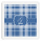 Plaid Paper Dinner Napkin - Front View