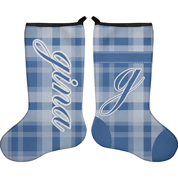 Plaid Stocking - Double-Sided - Approval