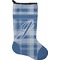 Plaid Holiday Stocking - Single-Sided - Neoprene (Personalized)