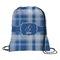 Plaid Drawstring Backpack - Small (Personalized)