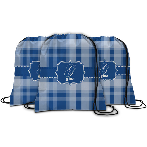 Plaid String Backpack - MAIN