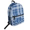 Plaid Student Backpack Front