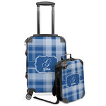 Plaid Kids 2-Piece Luggage Set - Suitcase & Backpack (Personalized)