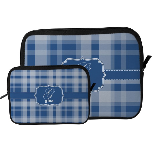 Plaid Tablet Sleeve (Size Comparison)