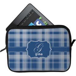 Plaid Tablet Case / Sleeve (Personalized)