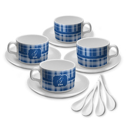Plaid Tea Cup - Set of 4 (Personalized)