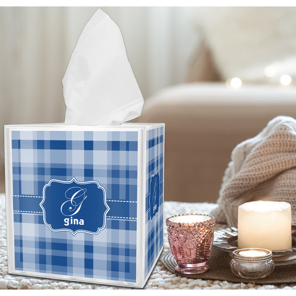 Plaid Tissue Box - LIFESTYLE