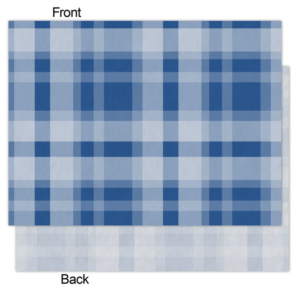 Plaid Tissue Paper - Heavyweight - Medium - Front & Back
