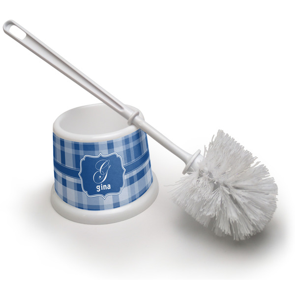 Custom Plaid Toilet Brush (Personalized)