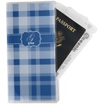 Plaid Travel Document Holder
